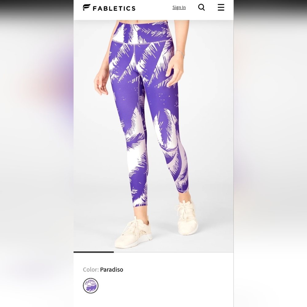 1X fabletic workout leggings, NWT
